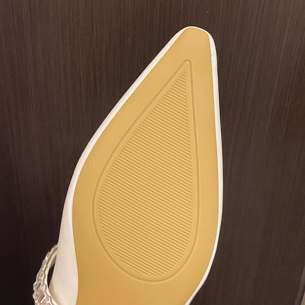 French Fairy Pointed High Heels Summer Temperament All-match Thick Heel Single Shoes Women's Shoes