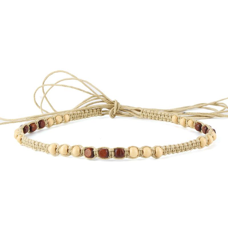 

Подвеска из веревки в стиле бохо, плетеная вручную пеньковая веревка, деревянные бусины, аксессуары для мужских и женских шляп, кольца с аксессуарами, аксессуары для одежды, пояса