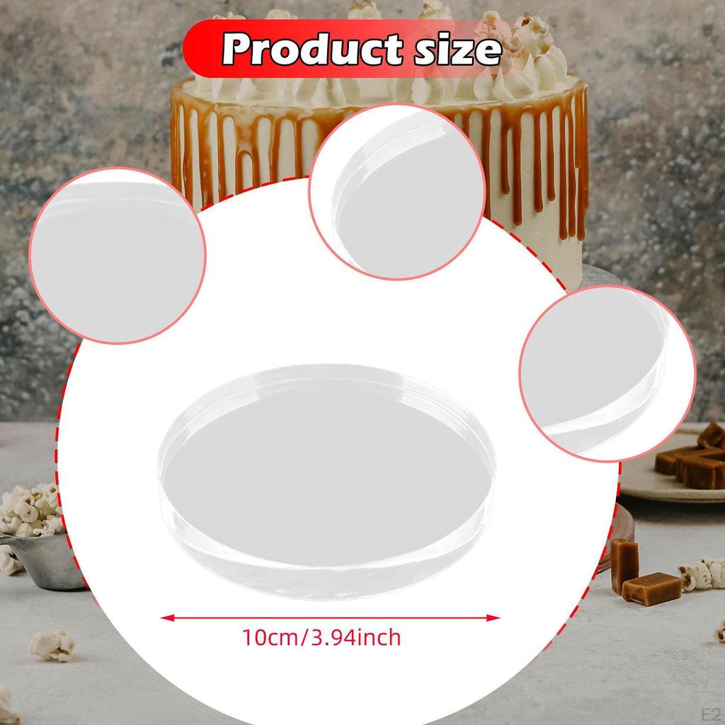 Cake Separator Plate Tool Clear Reusable for Tiered Cakes, Divider Baking Donuts