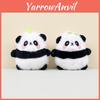 Cute Panda Plush Toy Keychain Soft And Cuddly Short Plush Stuffed Animal