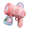 Electric 10-Hole Bubble Blower with Lights – Automatic Space Bubble Gun Toy for Girls