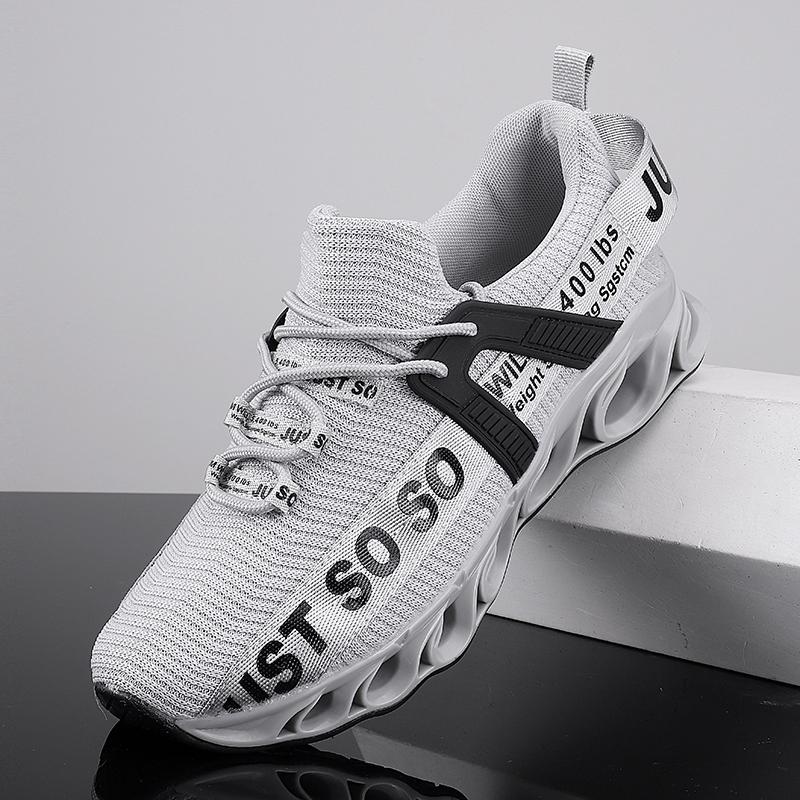 

Мужская обувь на шнуровке кроссовки дышащая подошва повседневные кроссовки 46 серый