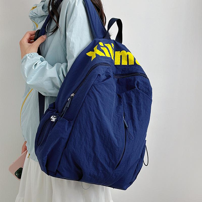 New lightweight water-proof high school students large-capacity backpack sports outdoor hiking backpack