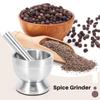 Garlic Crusher 304 Stainless Steel Mortar And Dual Head Grinder For Home Cooking And Meal Prep