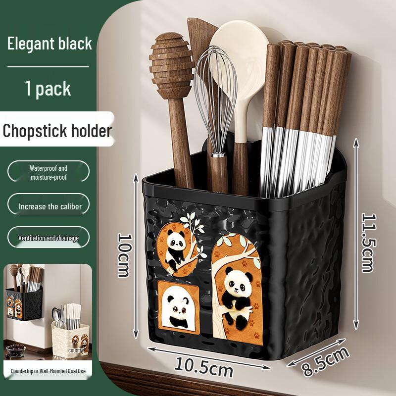 Cute Panda Punch-Free Chopstick Holder