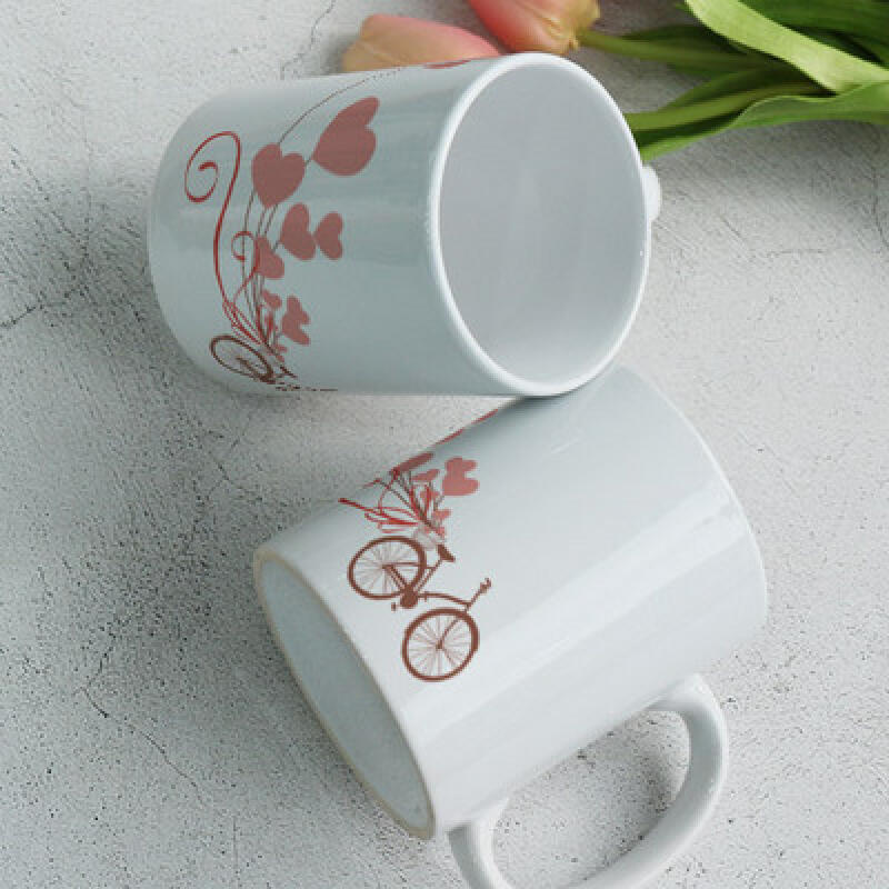 cs666-Design Mug 2p-Heart Bicycle