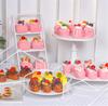 6pcs Lifelike Fake Cake Model Artificial Cake Food Pink Decor for Home Kitchen Bakery Display & Photography Props Fridge Magnet