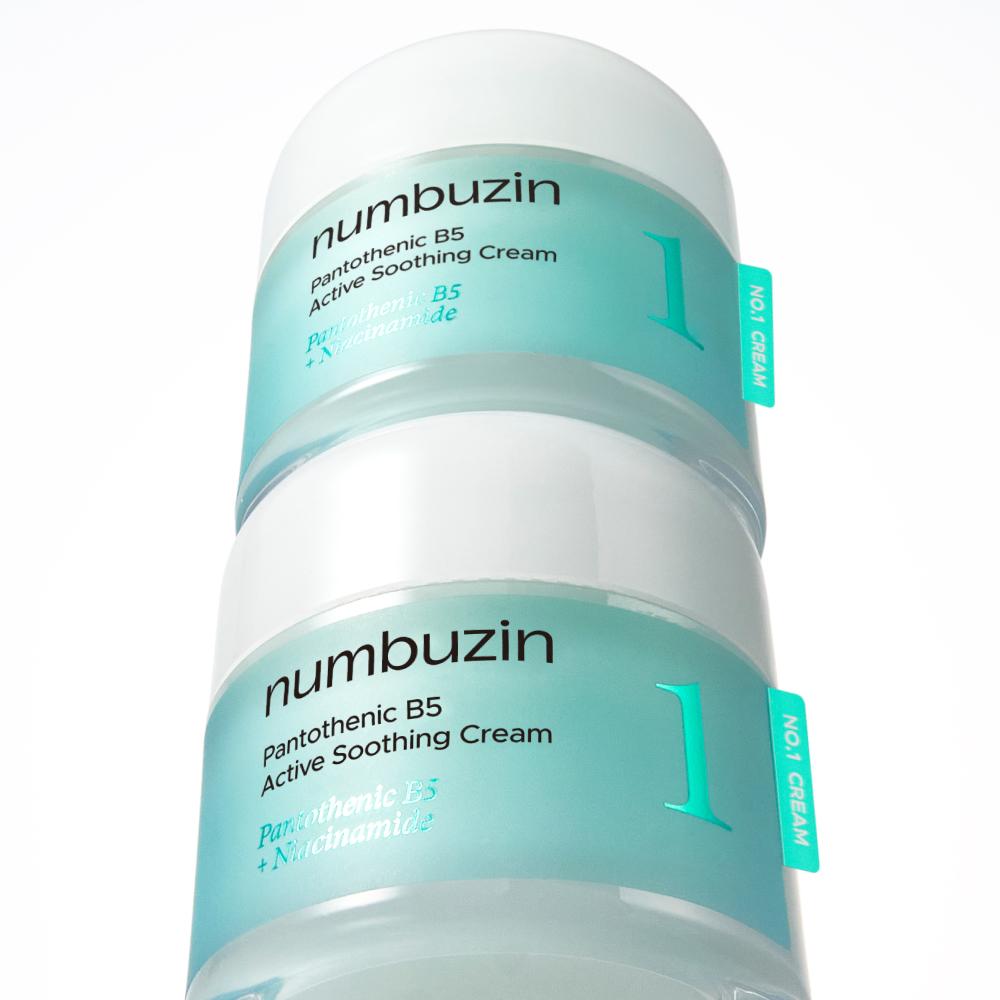 NUMBUZIN Nr. 1 Pantothensäure Aktive Beruhigende Creme 80ml – Feuchtigkeitspflege, Hautberuhigung, Koreanisch