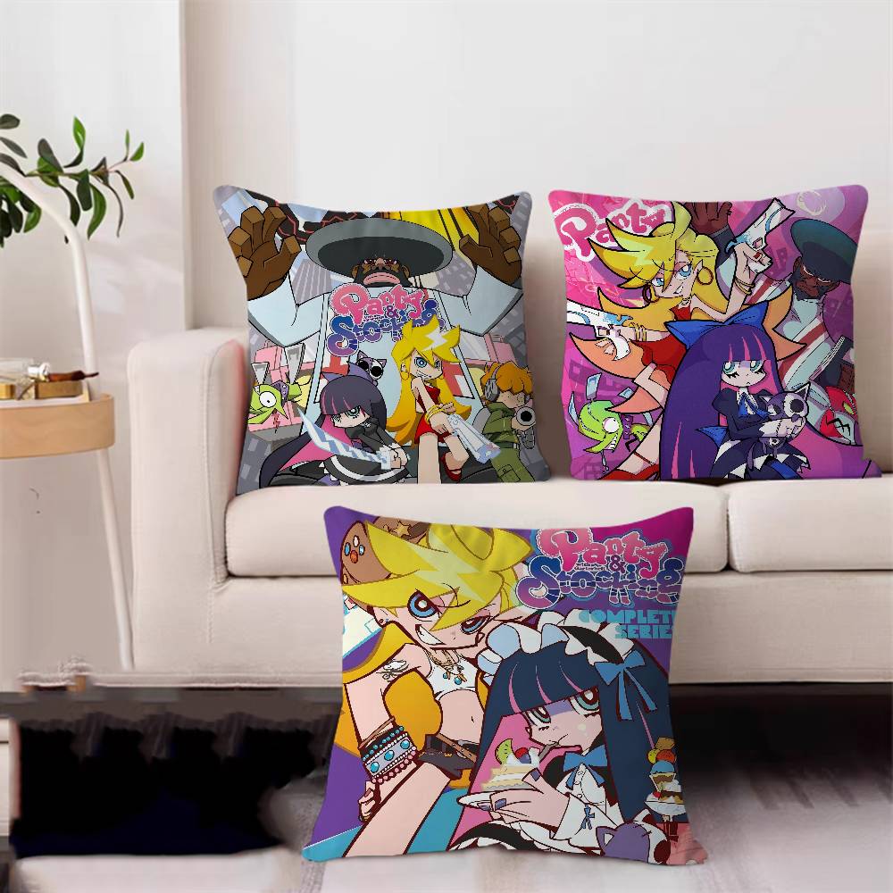 Cartoon P-Panty-Stocking Kissenbezug 30x50 Polyester Sofakissen Dekorative Wurfkissen Heimdekoration Kissenbezug