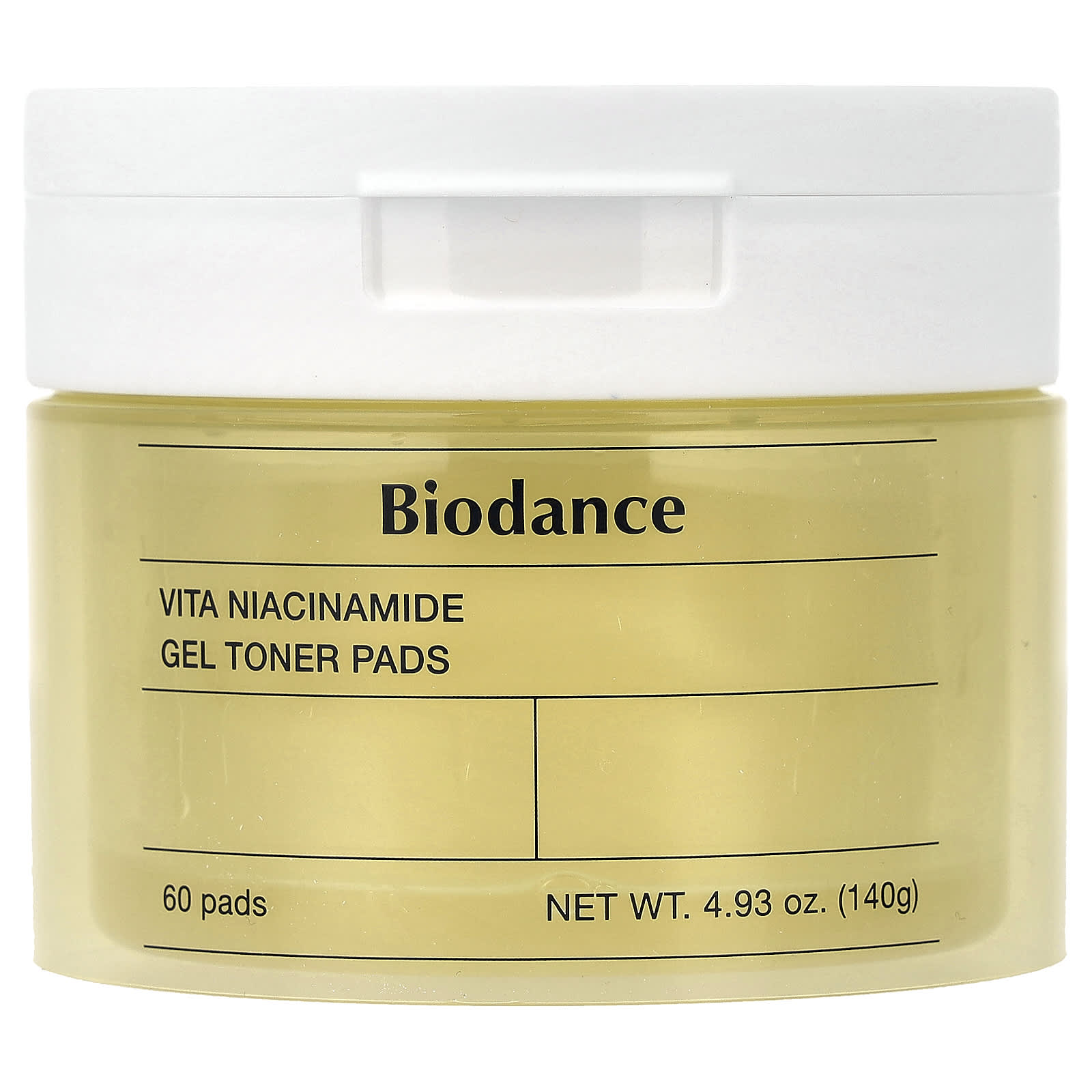 Biodance, Гель-тонер пэды с витамином ниацинамидом, 60 пэдов