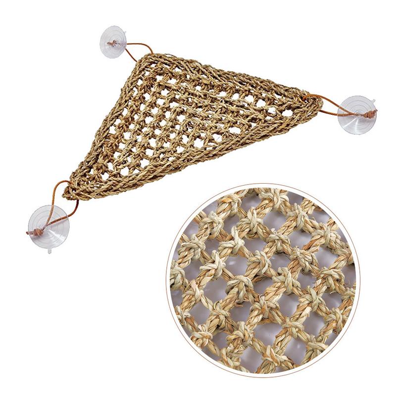 Reptil Eidechse Hängematte Hamster Reptil Grasmatte Haustierbett Seetang Hängematte Schaukel Haustier Reptil Spielzeug Hängende Bettmatte Hängendes Sofa