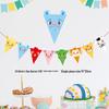 Children's Day Classroom Decorations: Cartoon Flag Banners for Kindergarten Activities