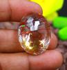 50-60 Carat Oval Shape Red Quartz Lab Created Brazil Certified Loose Gemstone SN384