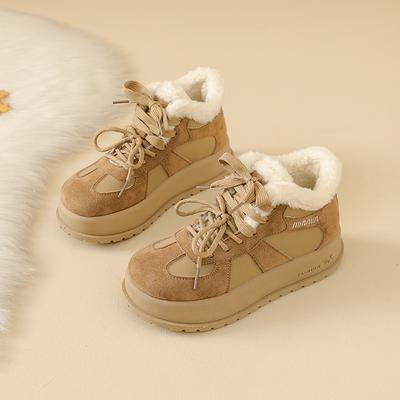 Winter Women's Platform Snow Boots Fashion Thick-soled Fleece-lined Cotton Shoes for Woman Comfort Warm High-top Boots for Women