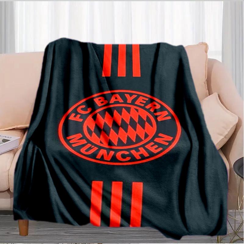 Munich FC Artwork Printed Throws Blanket Soft Flannel Blankets for Couch Bed Gifts for Men Women Picnic Blanket Christmas Gifts