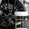 Car Tire Shine Black Shine 150ml Tyre Polishing Paste Cleaning And Blackening With Sponge Applicator For Truck Motorcycle RV