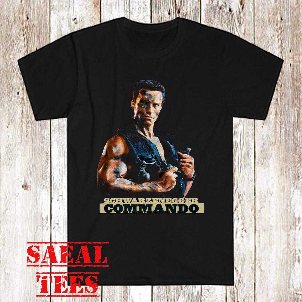 Arnold Schwarzenegger Commando Men s Black Size S-5XL L