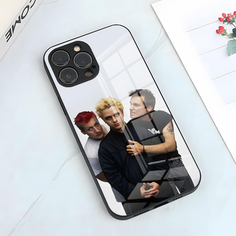 G-Green Day Band Phone Case For IPhone 17 Pro Max 15 Pro 16 14 Plus 12 13 Mini 11 Pro Shockproof Glass Cover