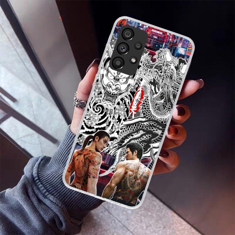 Yakuza 0 Game Phone Case For Samsung Galaxy A52 A51 A50S A32 A22 A12 A02S A72 A71 A31 A70 A30S Note 20 Ultra 10 Plus S10 Galaxy