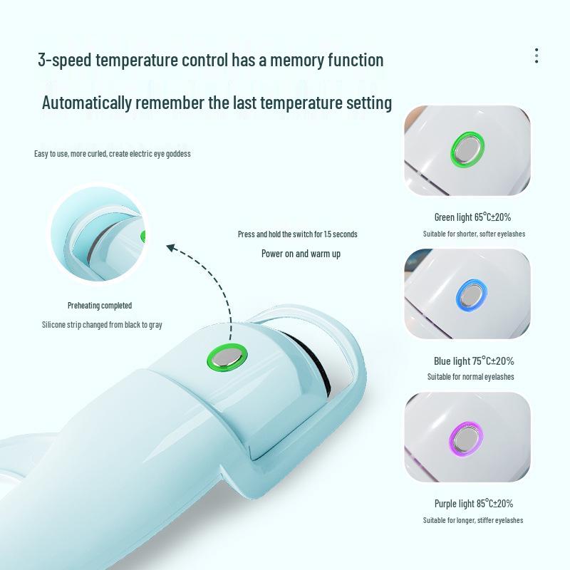 Rechargeable Heated Electric Eyelash Curler