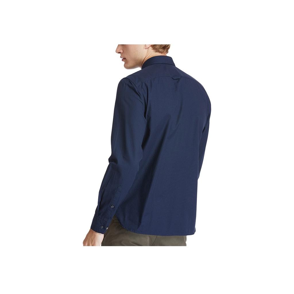 Timberland Solid Color Slim Fit Polo Shirt Men Shirts Deep-Sapphire-Blue A2BAQZ16