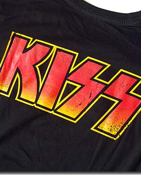 EVERSOUL KISS Kortärmad T-shirt, Gene Simmons, KISS Army Logotyp, Hårdrock, Herr, Svart, Storlek XL [Parallellimport]