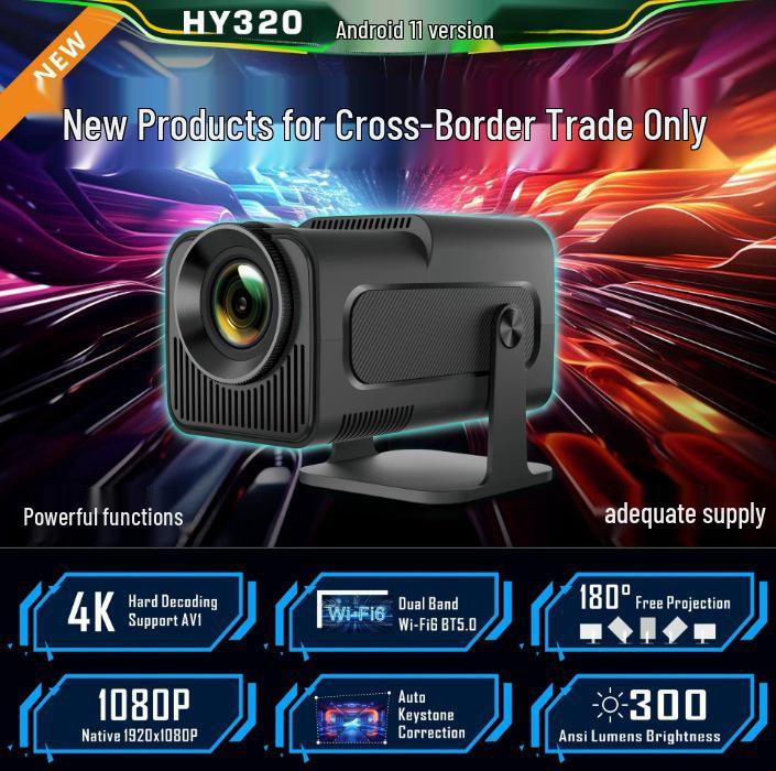 Ultra HD HY320mini Projector with Android 11