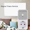 240V 13A Digital Timer Switch Automation Power Socket Electric Countdown Timer