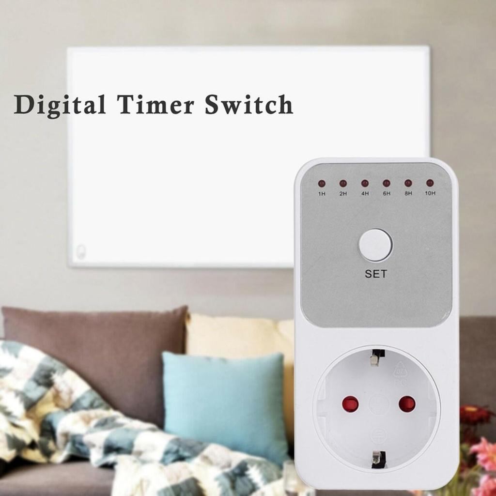 240V 13A Digital Timer Switch Automation Power Socket Electric Countdown Timer