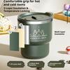 400ML Stainless Steel Thermal Cup Office Coffee Mug Double Layer Insulated Water Cup Portable Keeps Cold and Heat Thermal Mug