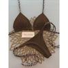 Ladies' Fashionable Leopard Print Bikini Swimsuit - Tie String Triangle Top & Thong Bottom Set, Sexy Beach Vacation Outfit