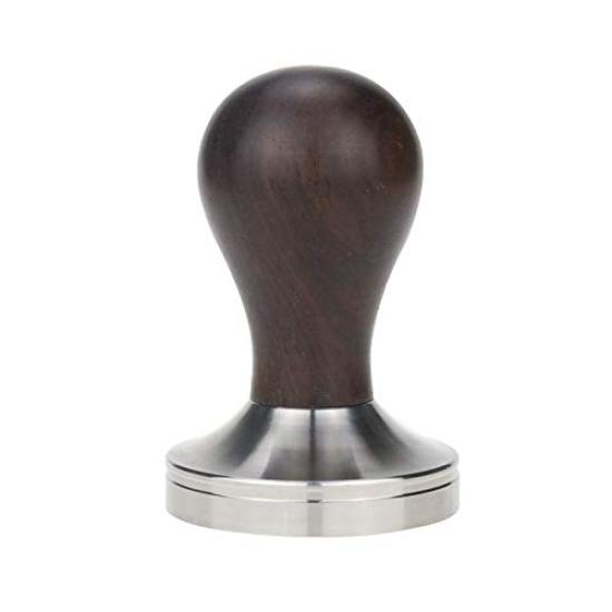 FUN COFFEE Espresso Tamper, 58mm, Wooden Handle, Stainless Steel, for Espresso Machines (co-0041)
