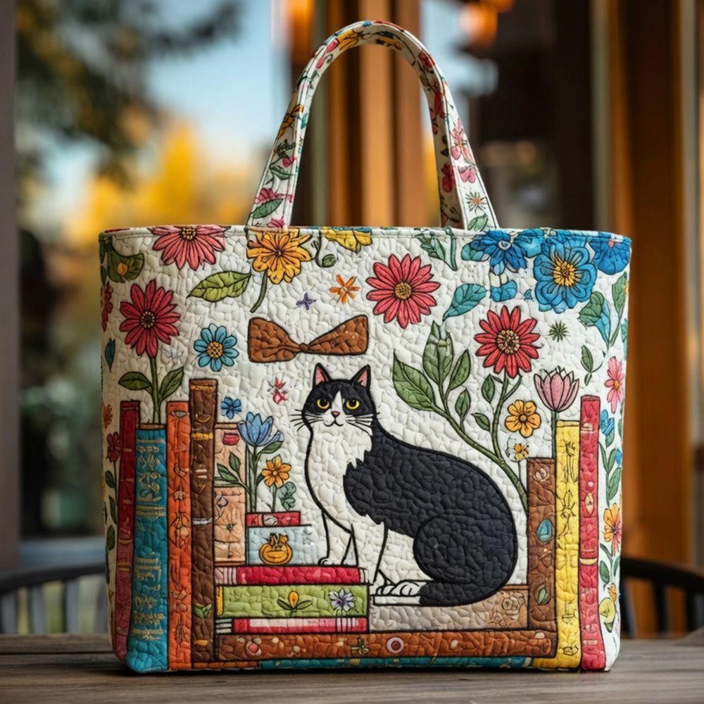 Vintage Damen Stepp-Tragetasche Leichte 3D-Druckmuster Canvas-Umhängetasche Große Kapazität Baumwoll-Einkaufstasche Dame Mädchen