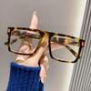 New Style Square Frame Big Face Slimming Reading Glasses Trendy Rice Nail Reading Glasses