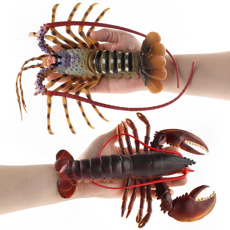 Marine Life Plastic Simulation Lobster Marine Animal Submarine Toy Figurine Decoration