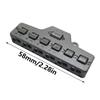 Low Voltage Wire Splitter 1 Input 6 Output LED Lighting Wire Connector Block for LED Strip Lighting Distribution Block