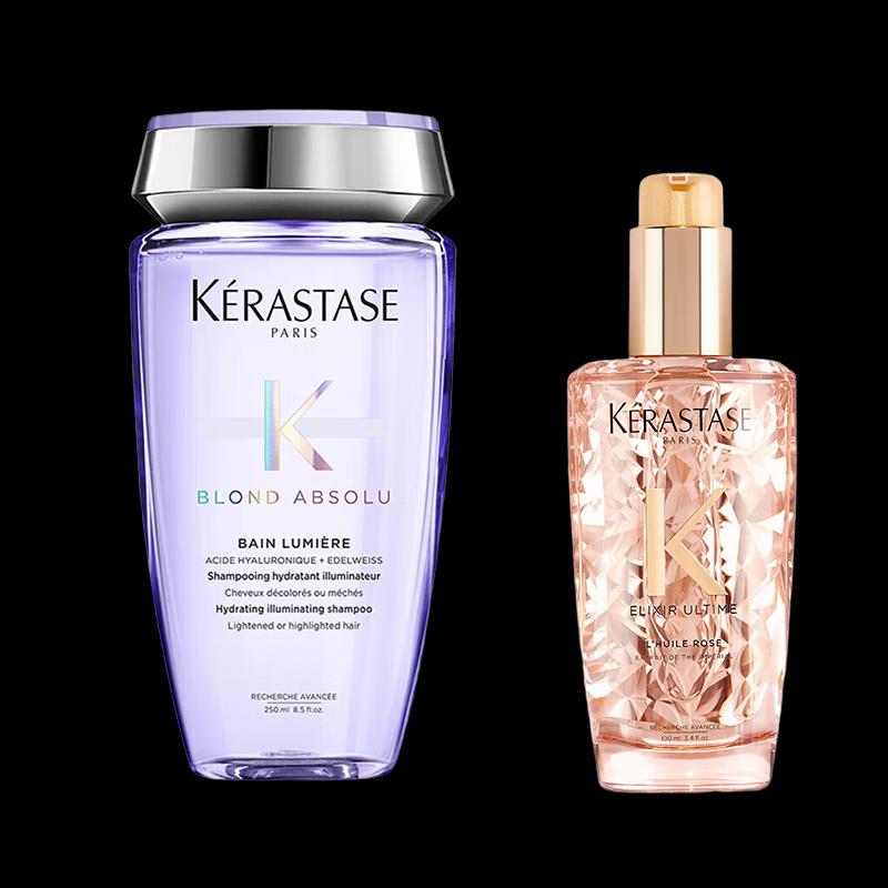 

Kérastase Radiance Shampoo & Rose Hair Oil Set