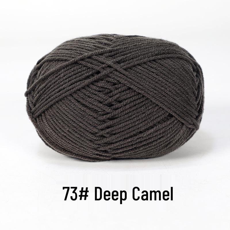 Baby 4-lagiges Milchbaumwollgarn zum Stricken von DIY-Schals oder Decken