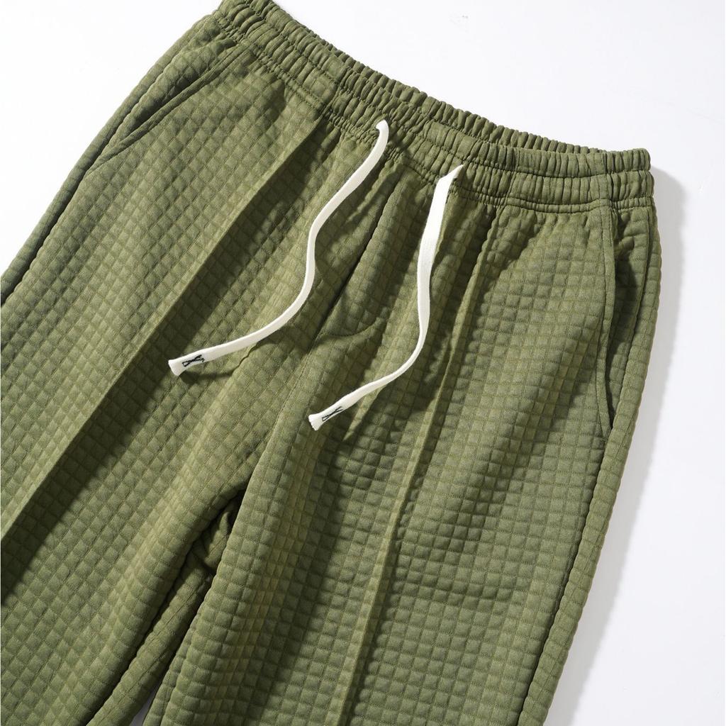 Men's  Leisure  Loose  Sports  Rope  Straight  Cylinder  Trousers