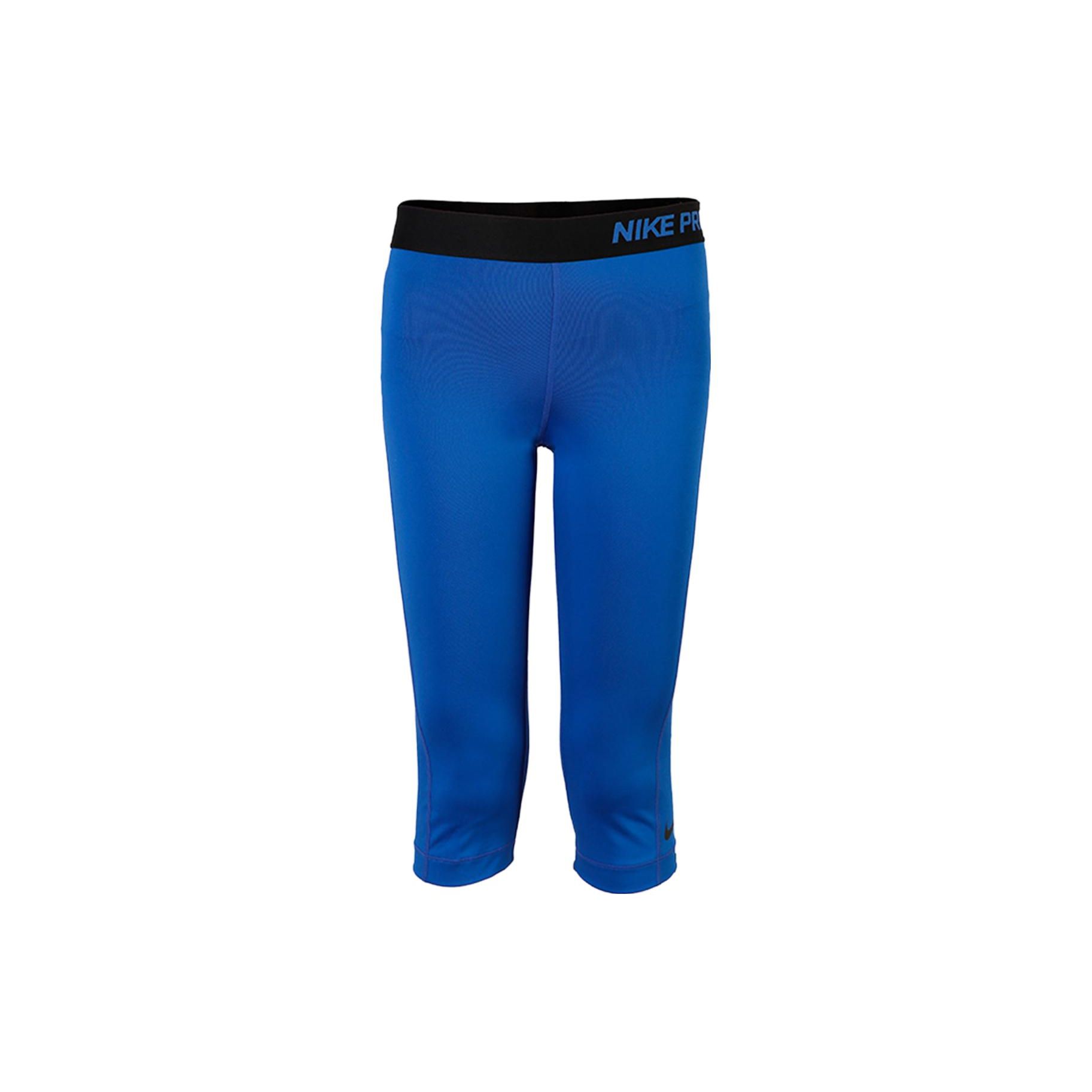 

Nike Однотонные спортивные брюки длиной три четверти, мужские, синие, 589392-480 S