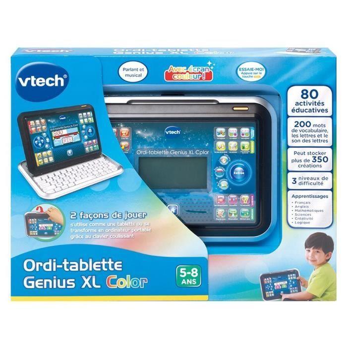 Vtech - genius xl color - ordi-tablette enfant - noir