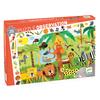 DJECO Jungle Observation Puzzle, 35-Piece Picture Search Jigsaw Puzzle, Montessori Educational Toy for Ages 3, 4, and 5. Perfect for Boys and Girls,