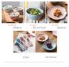 18 pcs Kit relief ceramic bowl set / plate and bowl set / home dining set / European-style bowl and plate set