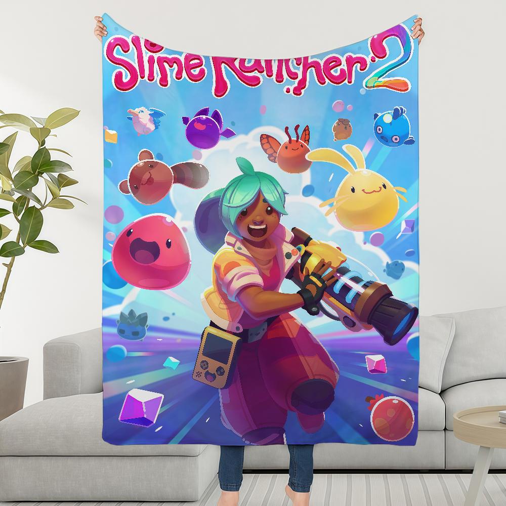 Decke Überwurf Schleim Super 2 Gemütlich Plüsch Wohnzimmer Sofa Couch Spiel Kindisch Rancher Geburtstagsgeschenke