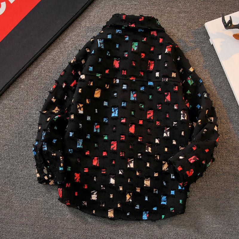 Boys' Shirts Jackets Spring  Autumn Children's  Tops  Children's Style Long-sleeved Shirts