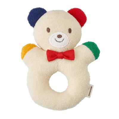 Rassel Made in Japan Tier Lebhaftes Babyspielzeug Babyspielzeug Jungen Mädchen Baby Kinder Baby Babygeschenk Mehrfarbig [MIKI HOUSE] 46-1292-497