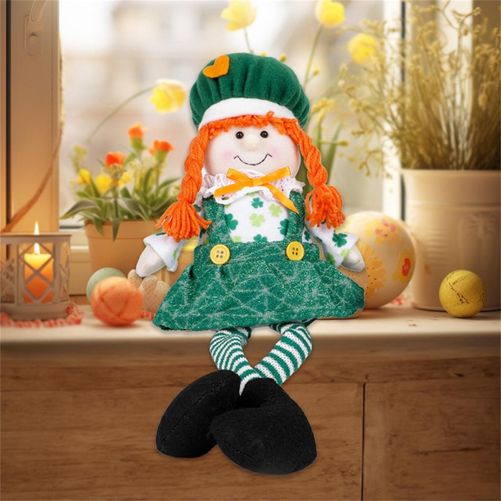 Patricks Day Dwarfs Irish Leprechaun Decor Long Leg Faceless Scandinavian Rudolph Home Party Supplies St. Patrick's Day Ornament