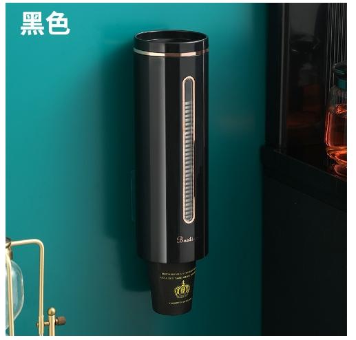 

Paper Cup Remover Disposable Cup Rack Paper Cup Dropper Water Dispenser Storage Paper Cup Shelf Cup Remover чёрный