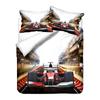 3D Printed Racing Bedding Set King Queen Bed Down Duvet Cover Pillowcase 2/3pc Speed Racing Bed Cover Teenagers Boys Men's Cover Gift