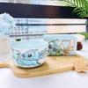 Disney Stitch Tableware Set Household Cartoon Ceramic Rice Bowl Spoon Chopsticks Rice Bowl Cute Children's Gift